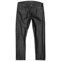 Black leather jeans